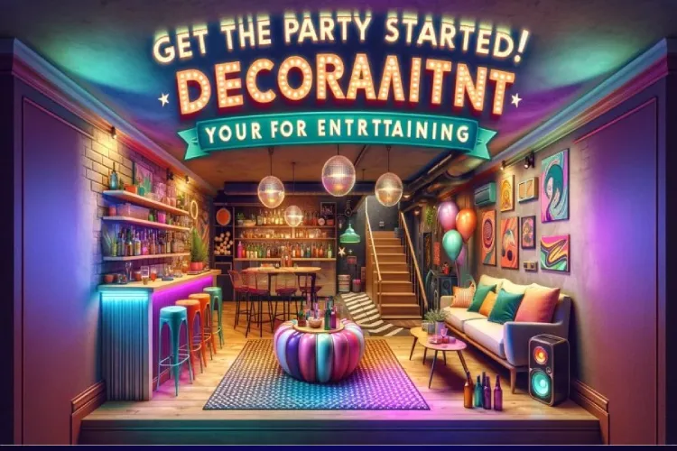 Get the Party Started! Decorating Your Basement for Entertaining