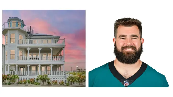 Jason Kelce house in Sea Isle