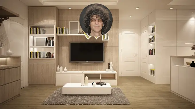 Inside Howard Stern house