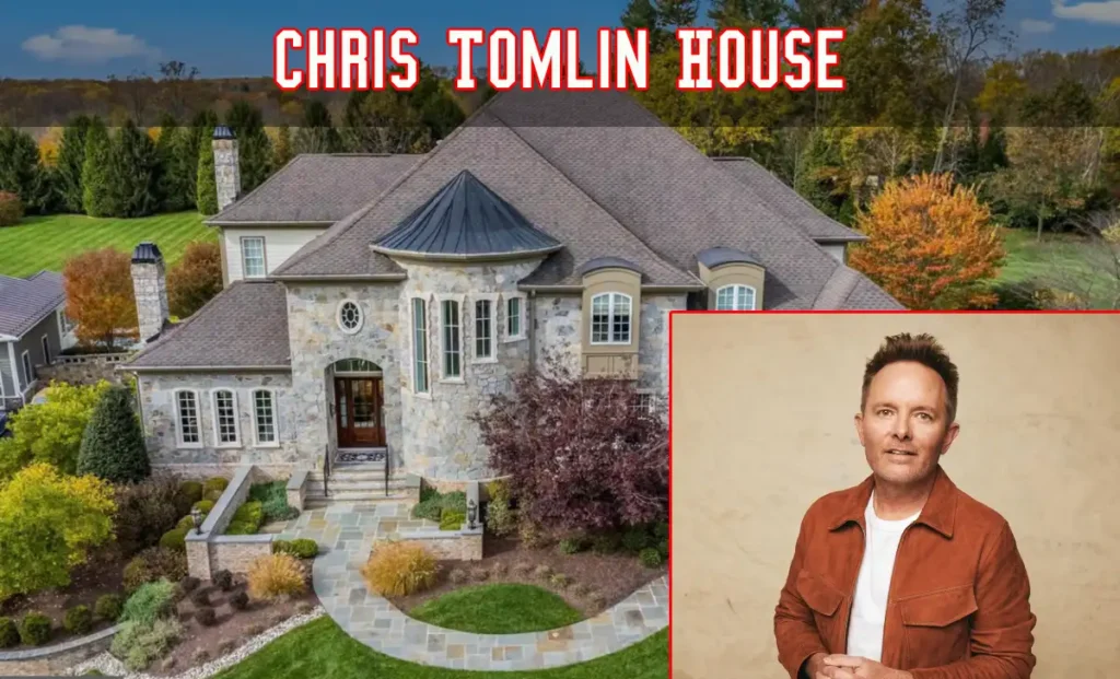 Chris Tomlin house Franklin Tennessee historic log cabin estate 25 acres worship leader celebrity home exterior view